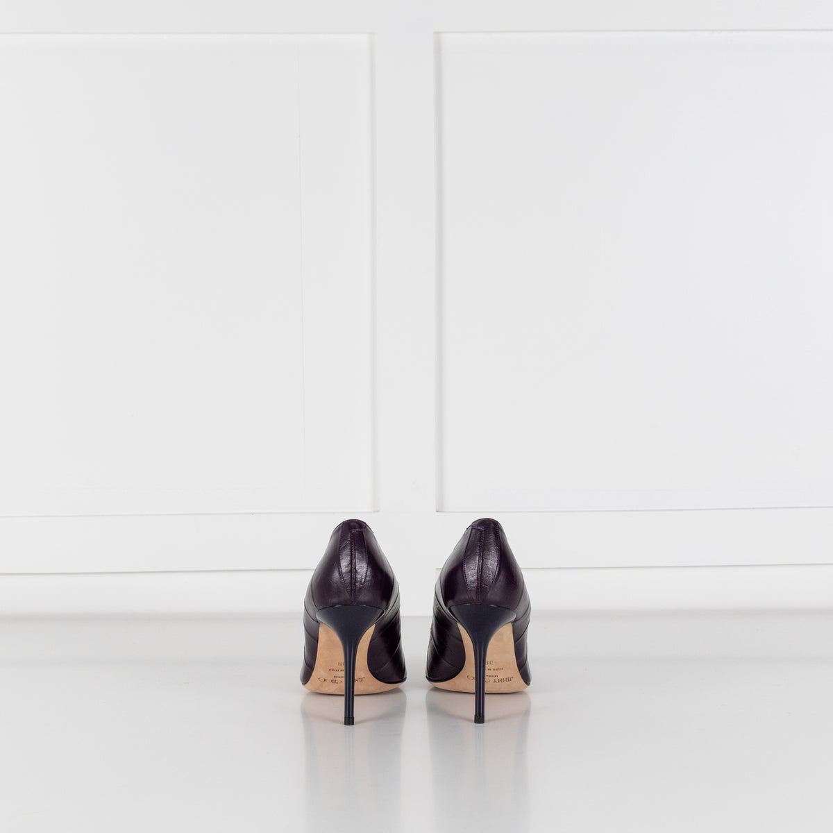 Jimmy Choo Purple Leather Heels