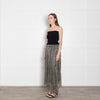 Isabel Marant Etoile Silver Lurex Asymmetric Skirt
