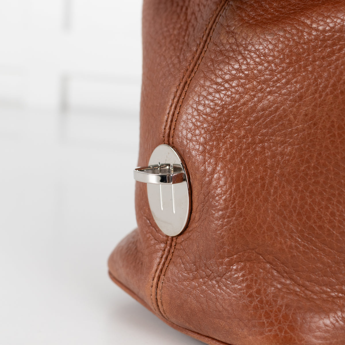 Akris Tan Leather Small Handbag