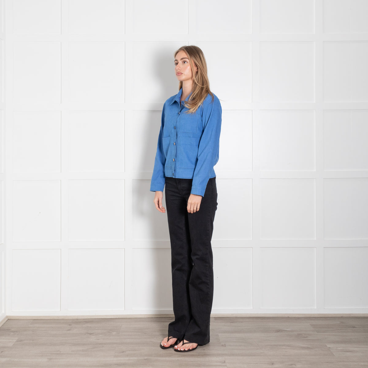 Lexy London Blue Needlecord Jacket