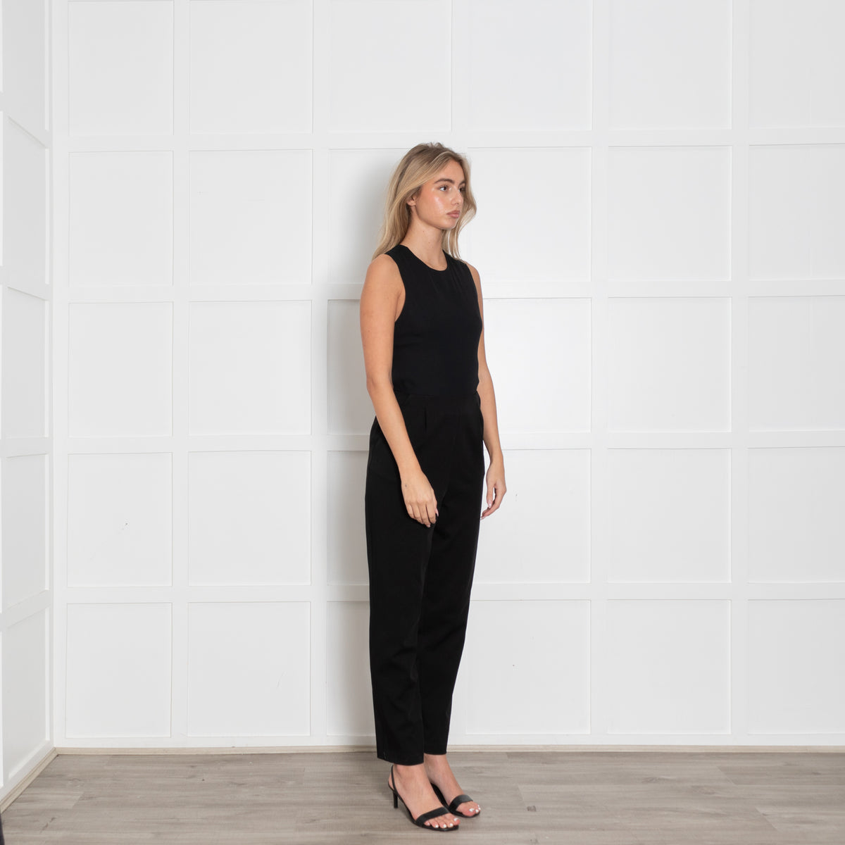 Alice + Olivia Black Backless Jumpsuit