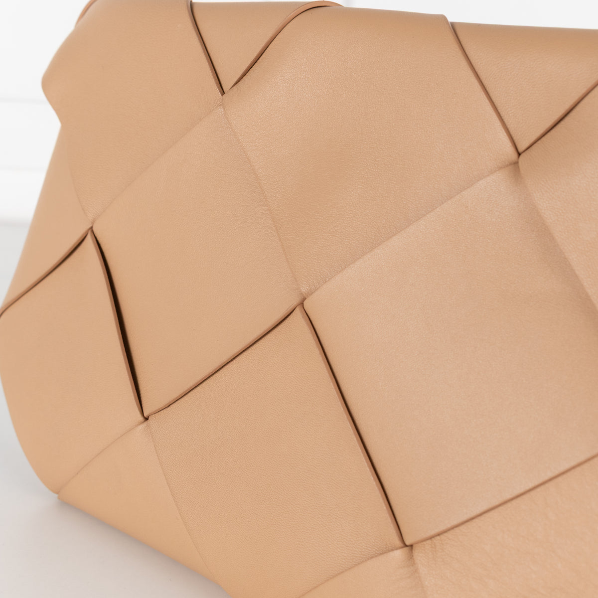 Bottega Veneta Tan Intrecciato Leather Zip Pouch