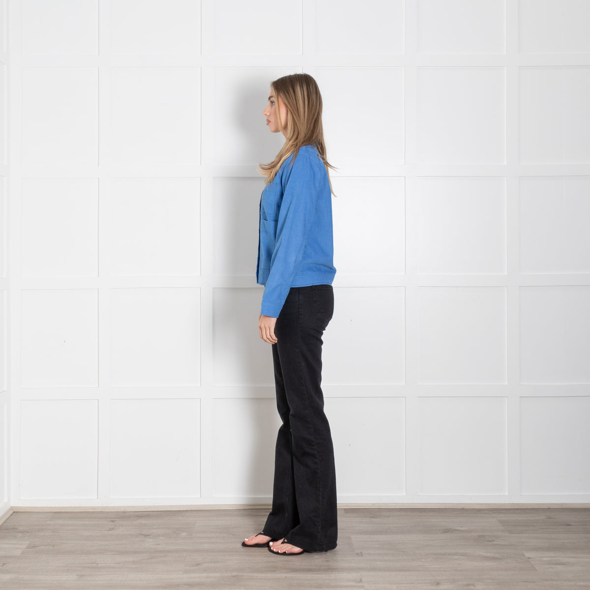 Lexy London Blue Needlecord Jacket