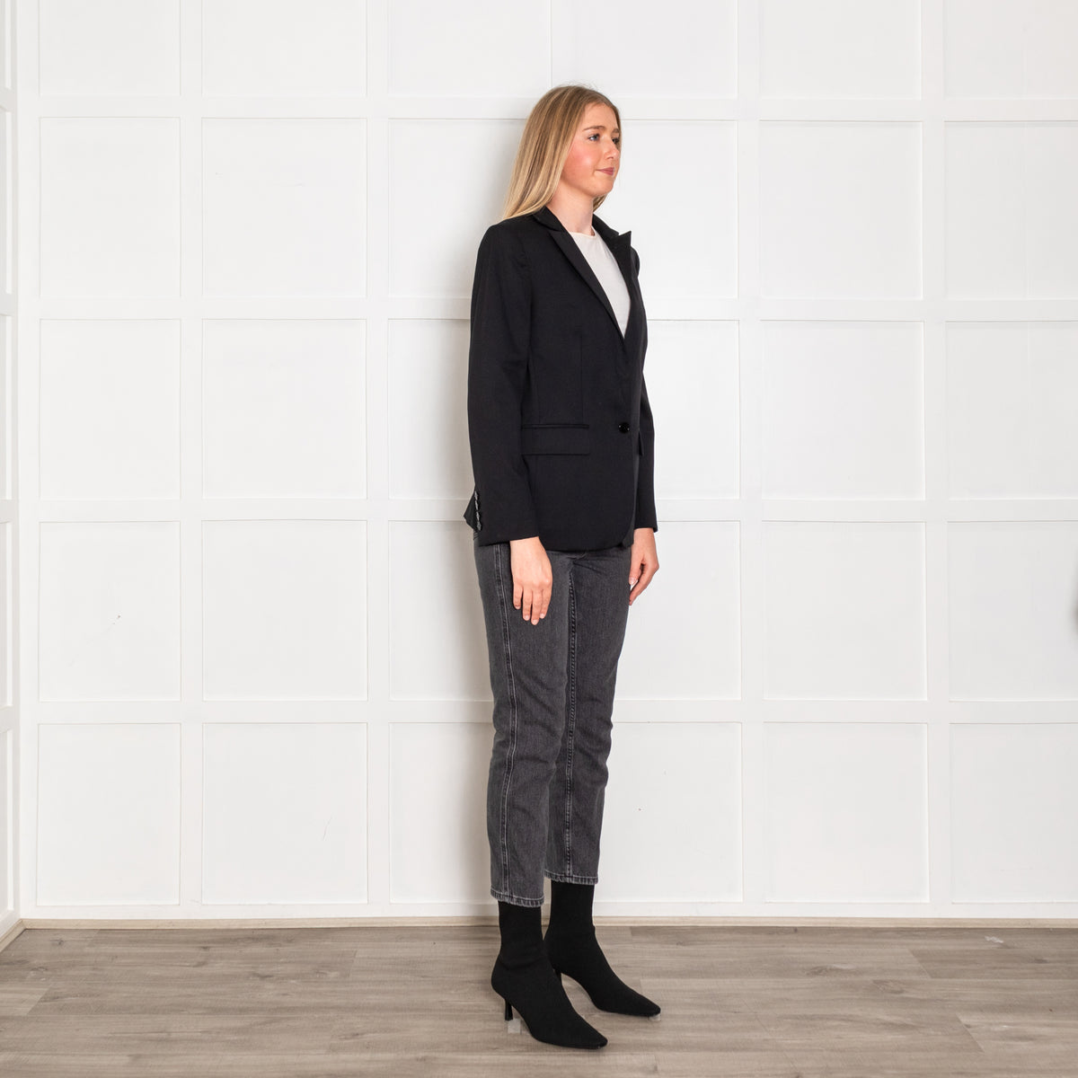 Stella McCartney Black Stand Collar Blazer