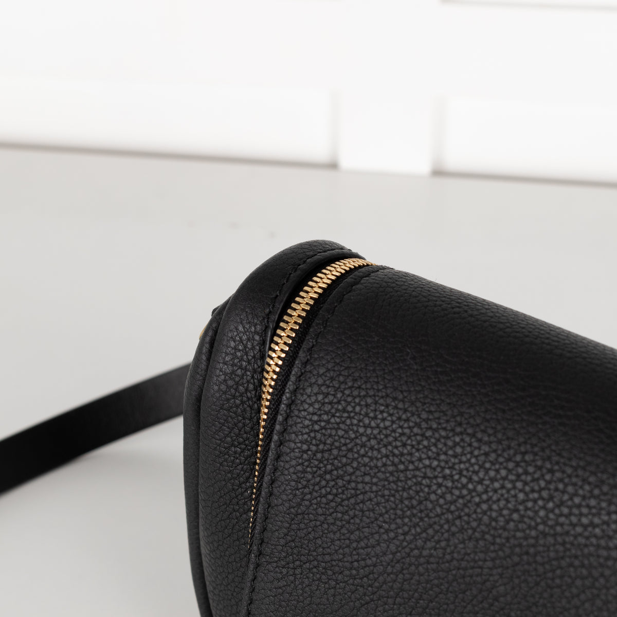 Anya Hindmarch Black Leather Vere Crossbody Bag