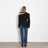 Jacquemus Black One Shoulder Baska Jacket