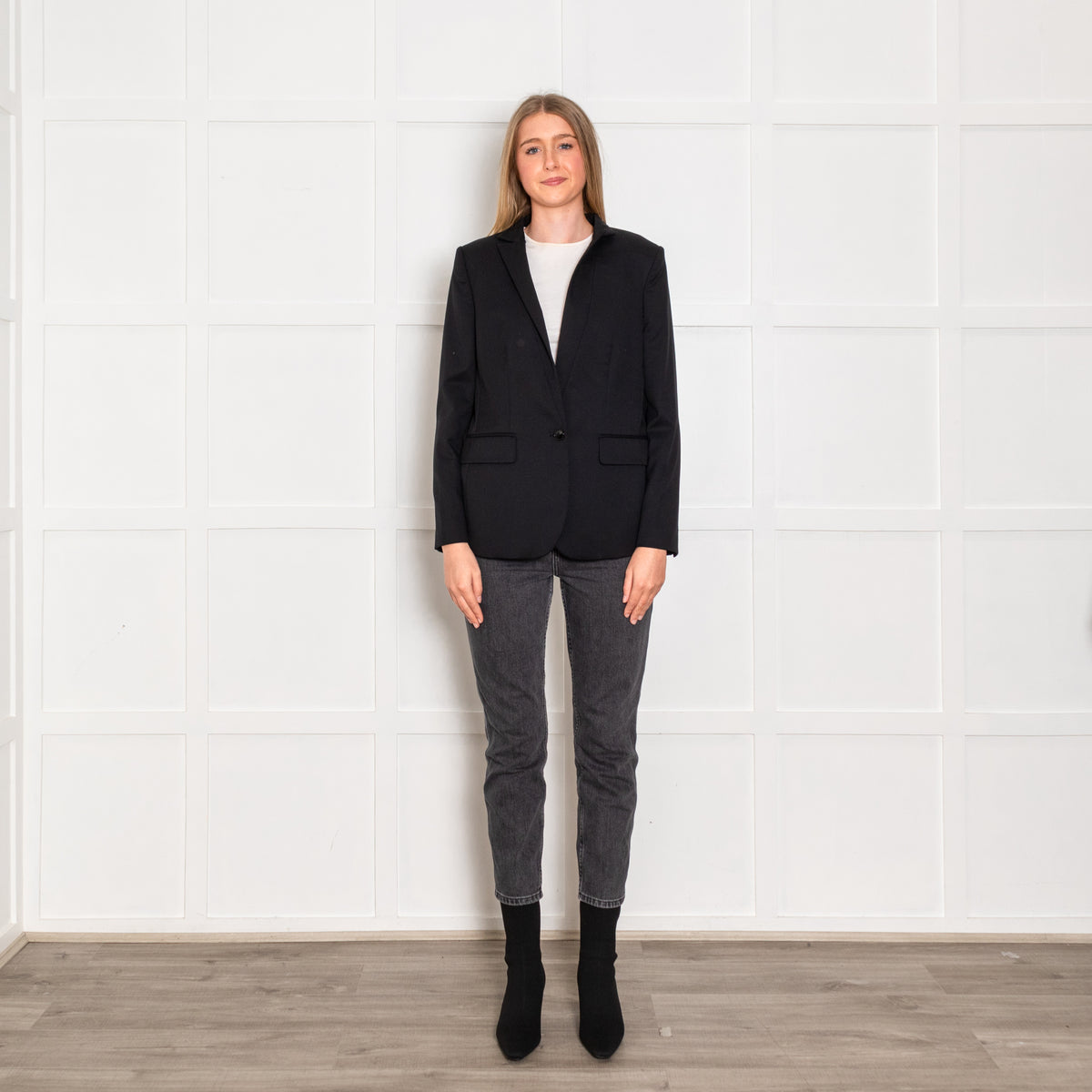 Stella McCartney Black Stand Collar Blazer