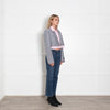 Alexander Wang Grey and Pink Layered Crop Blazer