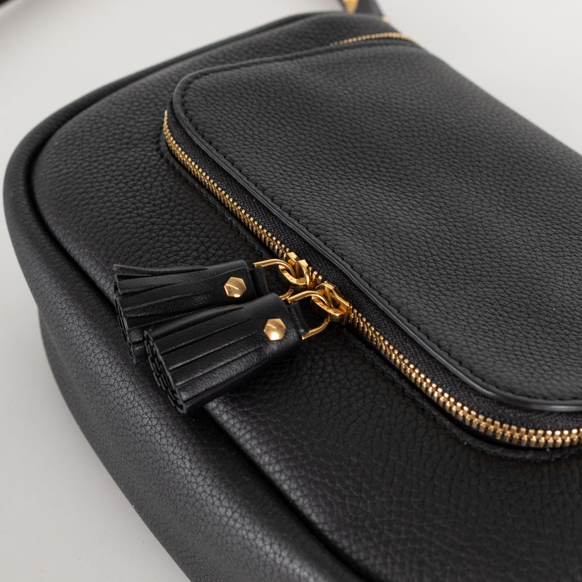 Anya Hindmarch Black Leather Vere Crossbody Bag