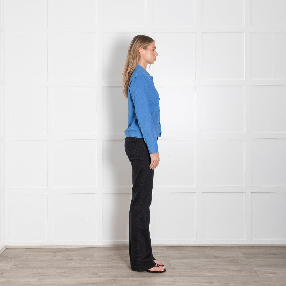 Lexy London Blue Needlecord Jacket