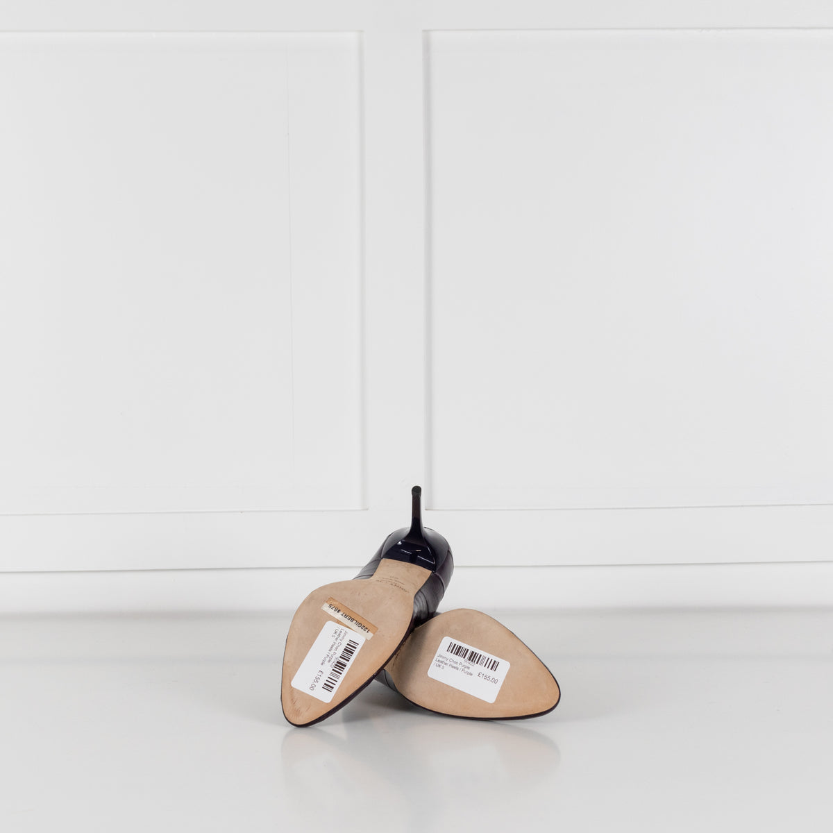 Jimmy Choo Purple Leather Heels