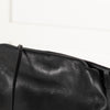 The Row Black Leather Bourse Clutch Bag