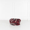 Burberry Newsboy Burgundy Wool & Cashmere  Flat Cap