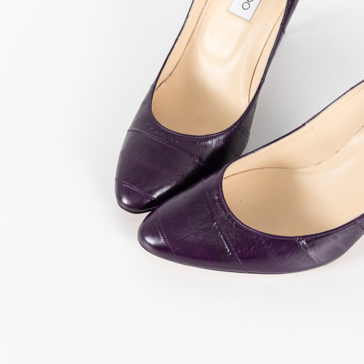 Jimmy Choo Purple Leather Heels