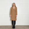 Sandro Camel Double Breasted Coat