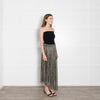 Isabel Marant Etoile Silver Lurex Asymmetric Skirt
