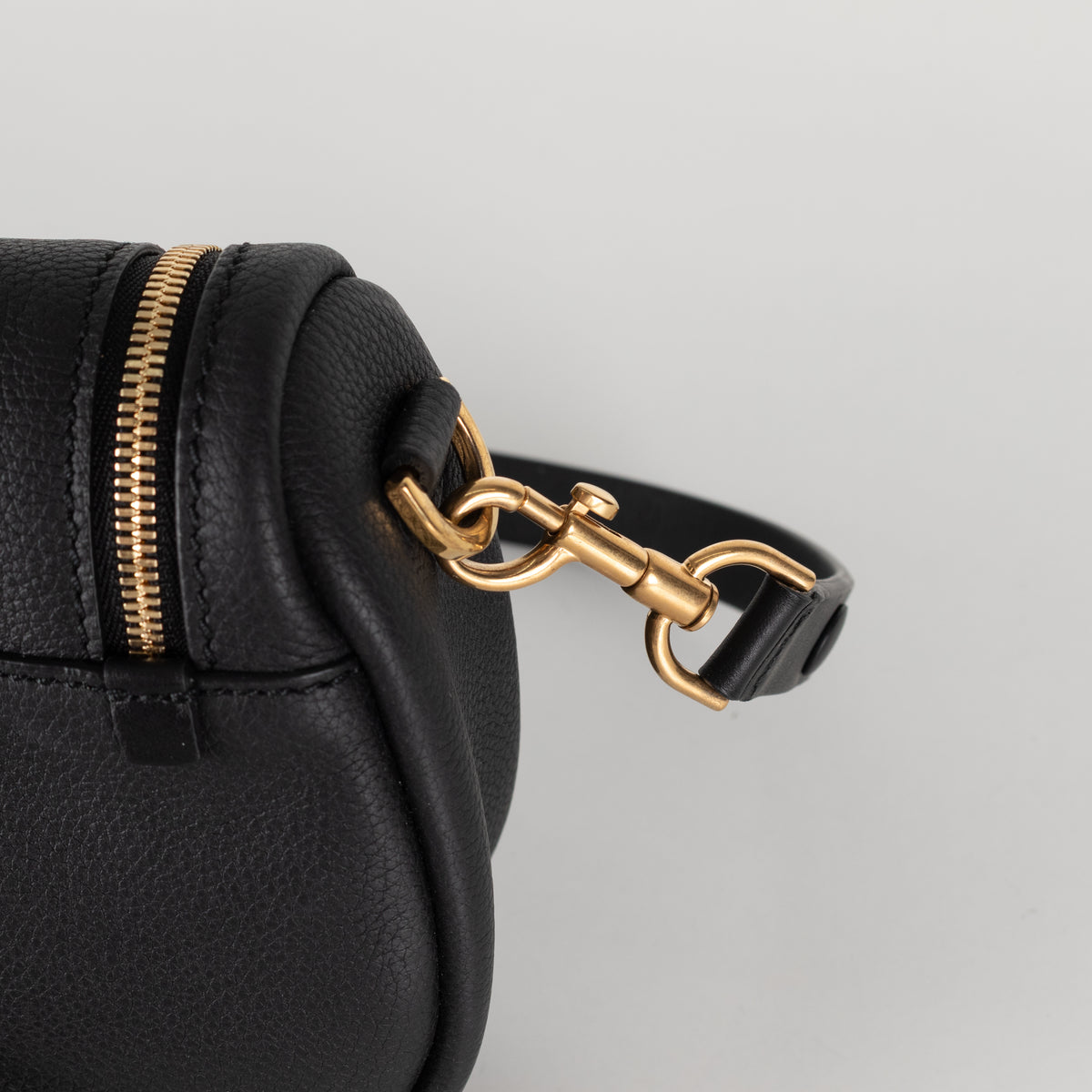Anya Hindmarch Black Leather Vere Crossbody Bag