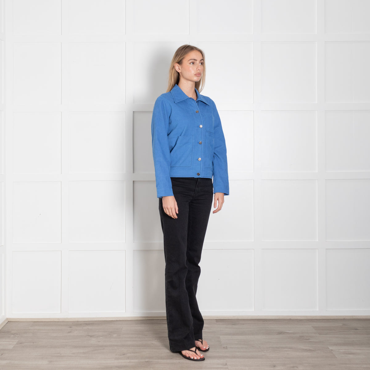 Lexy London Blue Needlecord Jacket