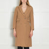Sandro Camel Double Breasted Coat