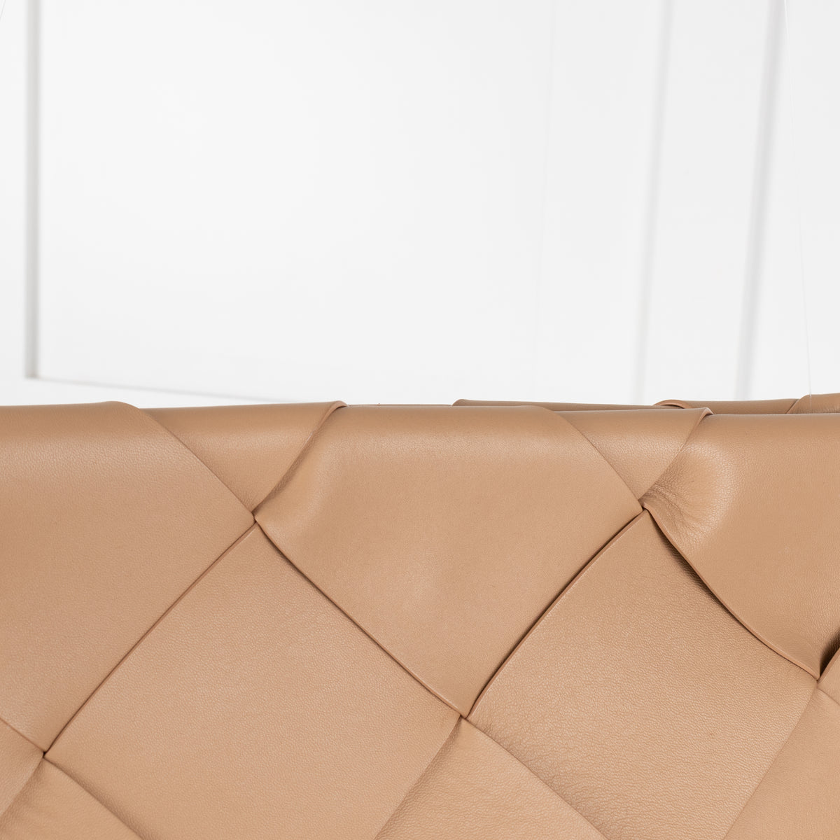 Bottega Veneta Tan Intrecciato Leather Zip Pouch