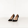 Gianvito Rossi Black Suede Heeled Pointy Shoes