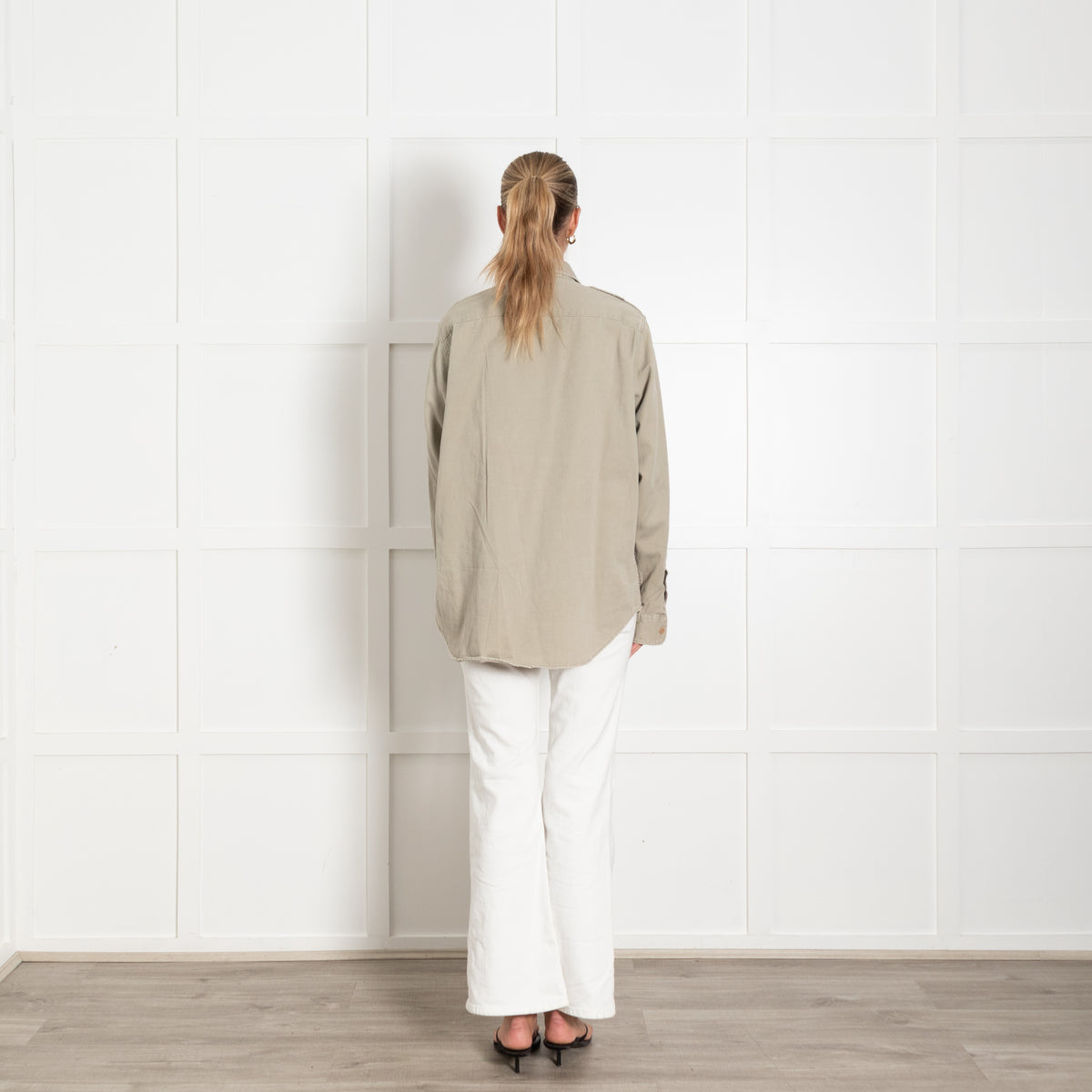 Polo by Ralph Lauren Pale Khaki Button Down Shirt
