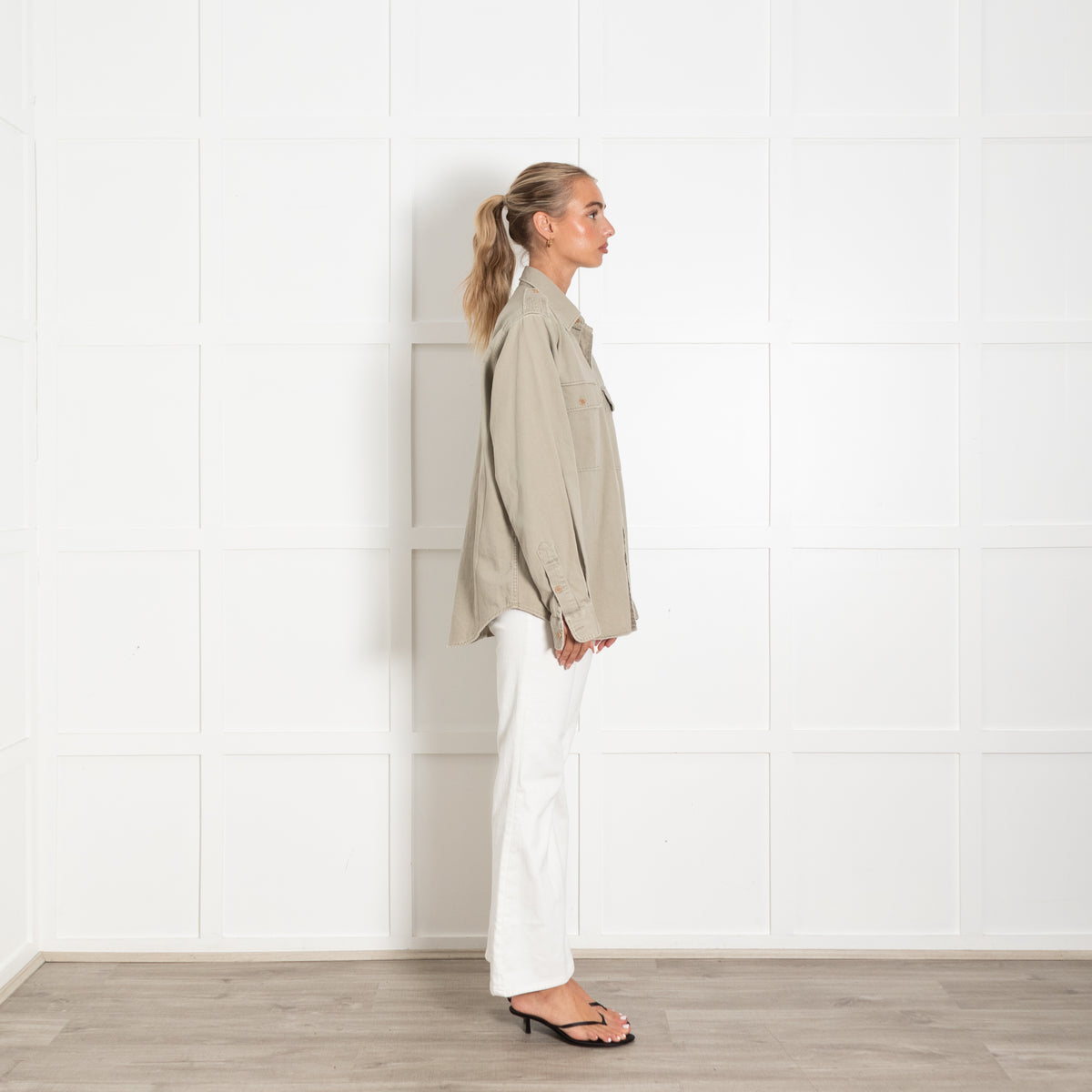 Polo by Ralph Lauren Pale Khaki Button Down Shirt