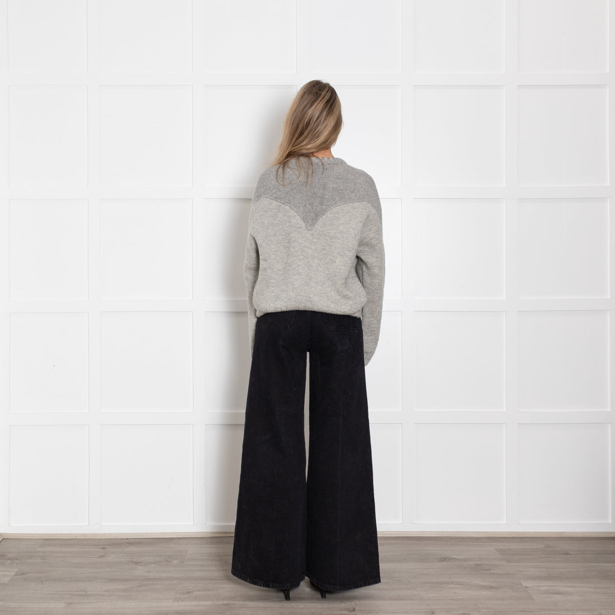 Isabel Marant Grey Knited Crew Neck Jumper