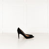 Gianvito Rossi Black Suede Heeled Pointy Shoes