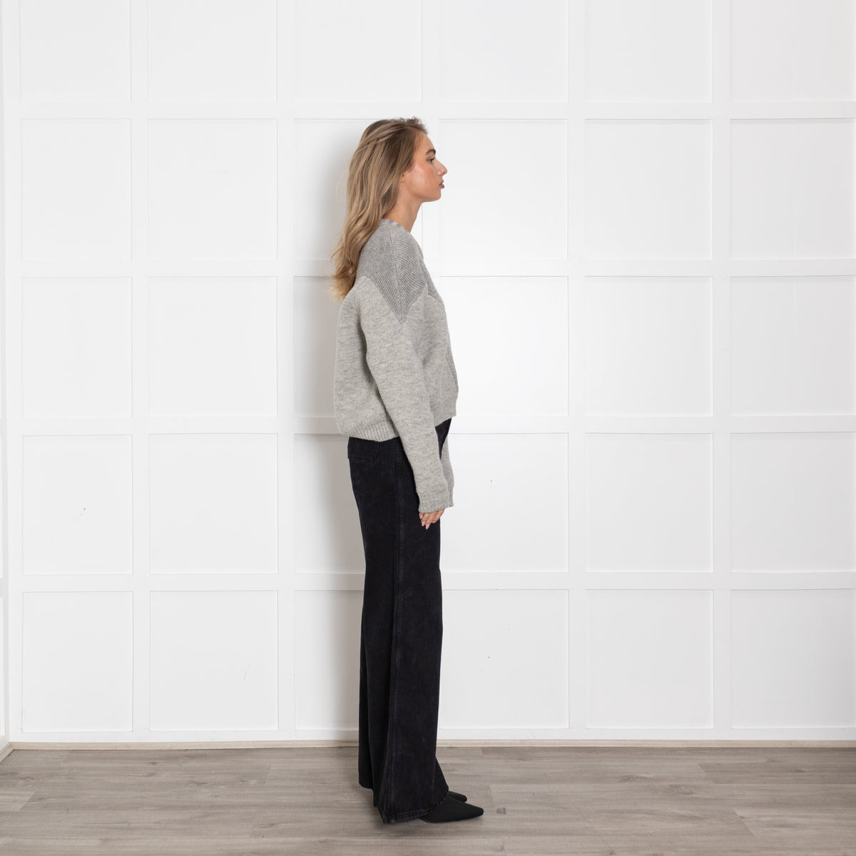 Isabel Marant Grey Knited Crew Neck Jumper