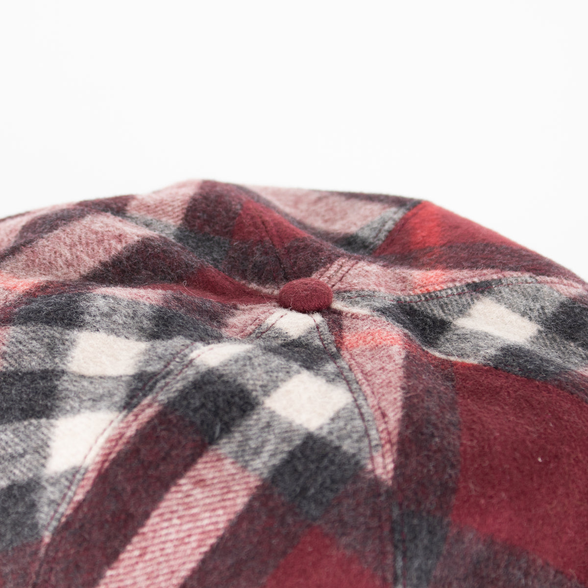 Burberry Newsboy Burgundy Wool & Cashmere  Flat Cap