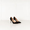Gianvito Rossi Black Suede Heeled Pointy Shoes