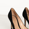 Gianvito Rossi Black Suede Heeled Pointy Shoes