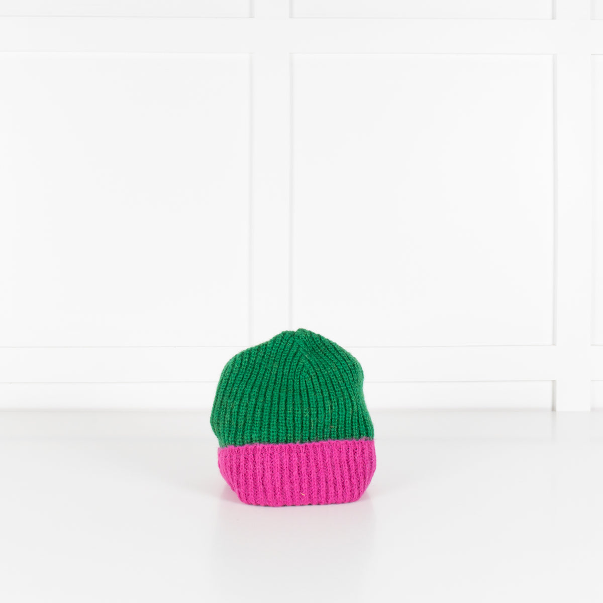 Lorena Benatti Green and Pink Beanie