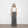Me + Em Grey Wool High Waisted Wide Trousers