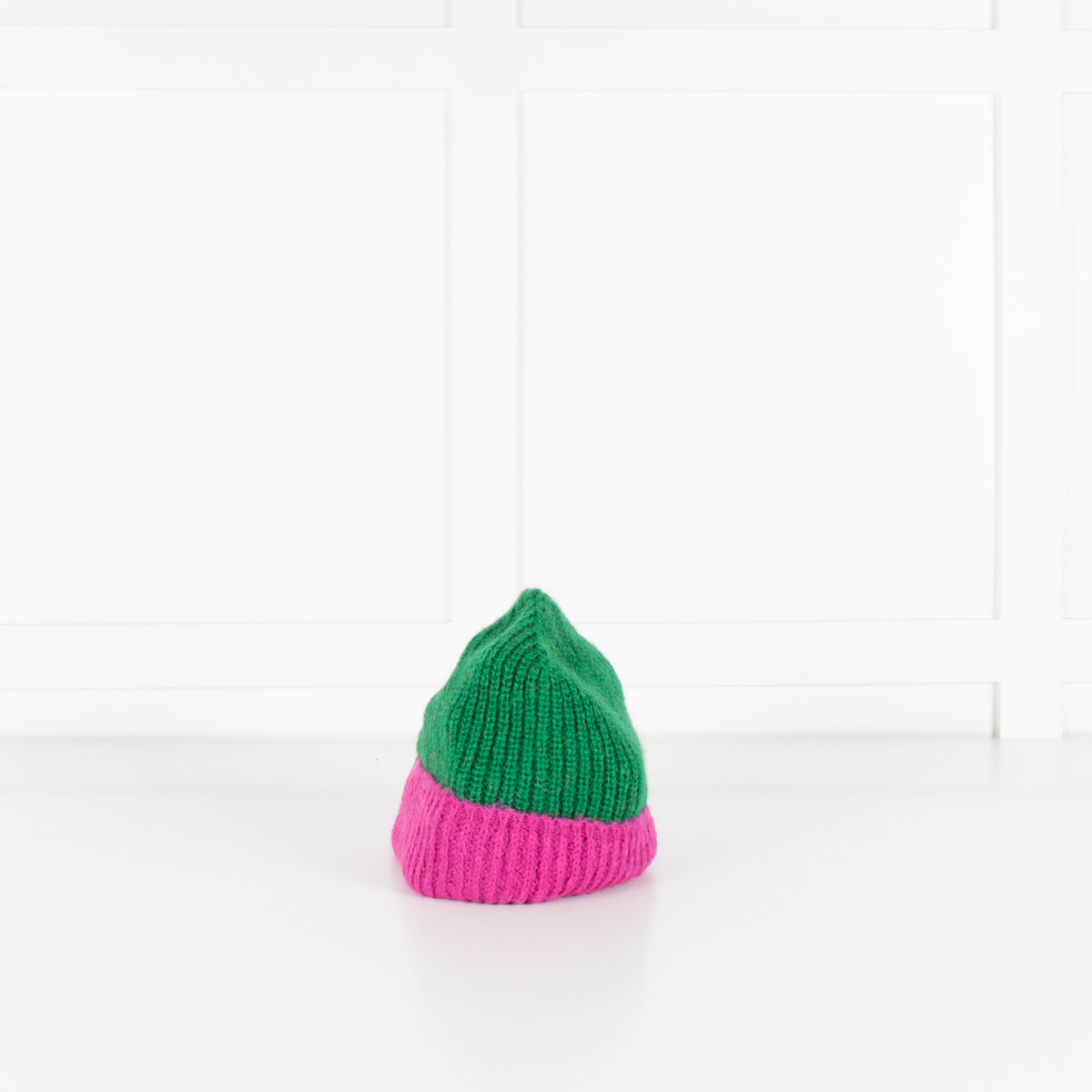Lorena Benatti Green and Pink Beanie