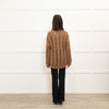 Brunello Cuccinelli Brown Loose Knit Sequin Cardigan