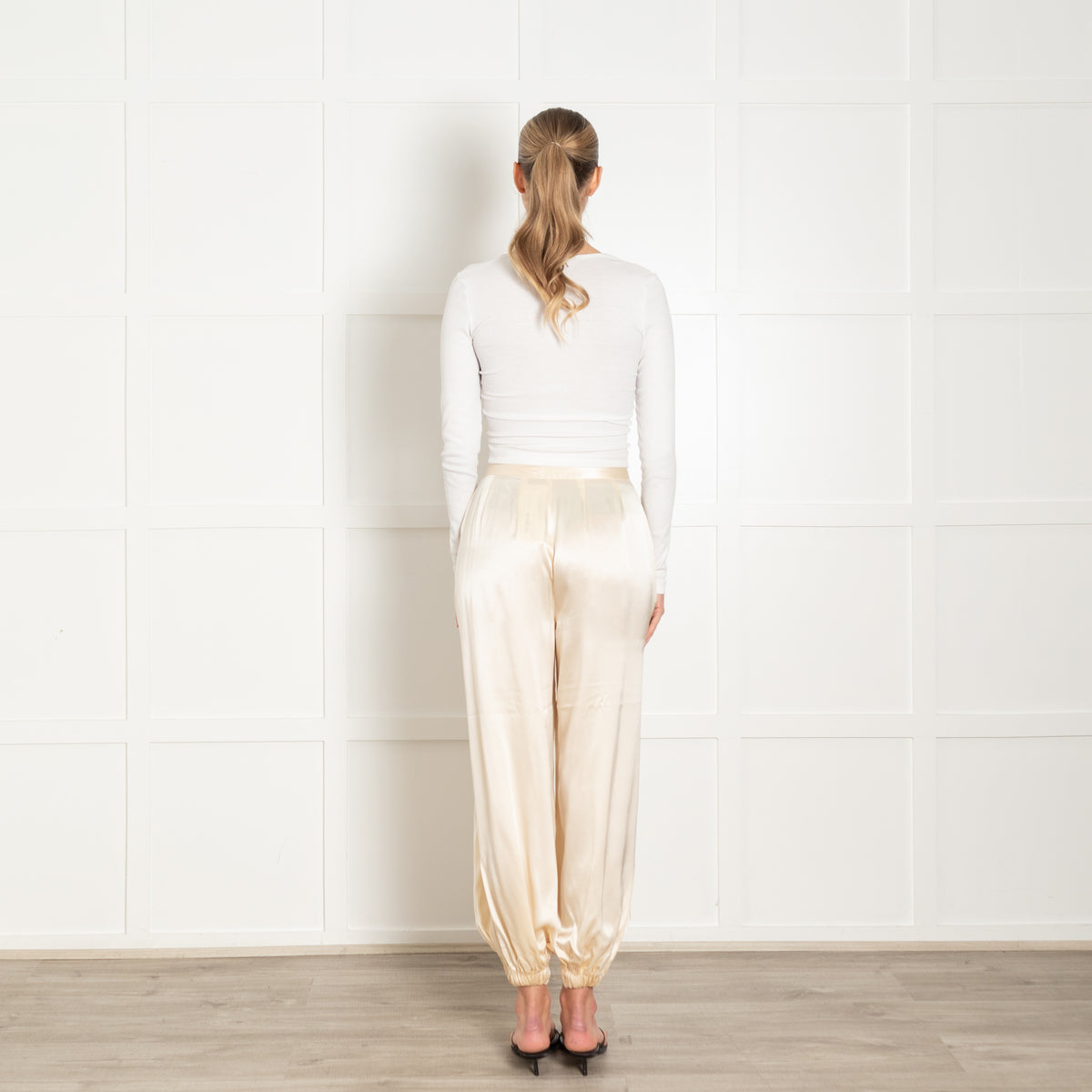 L'Agence Pale Yellow Balloon Trousers