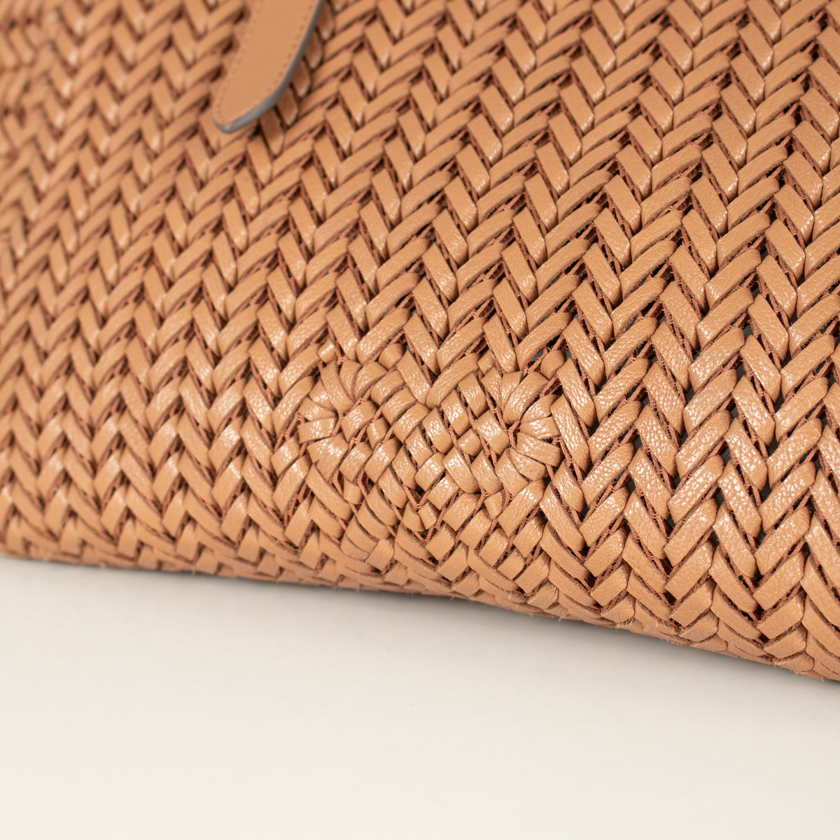 Anya Hindmarch Tan Neeson Large Leather Tote