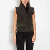 Joseph Green Suede Shearling Gilet
