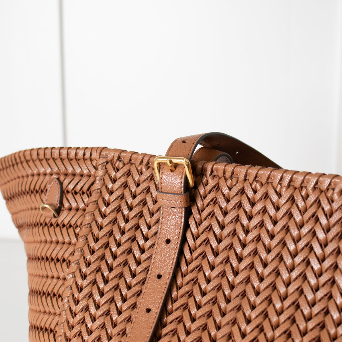 Anya Hindmarch Tan Neeson Large Leather Tote