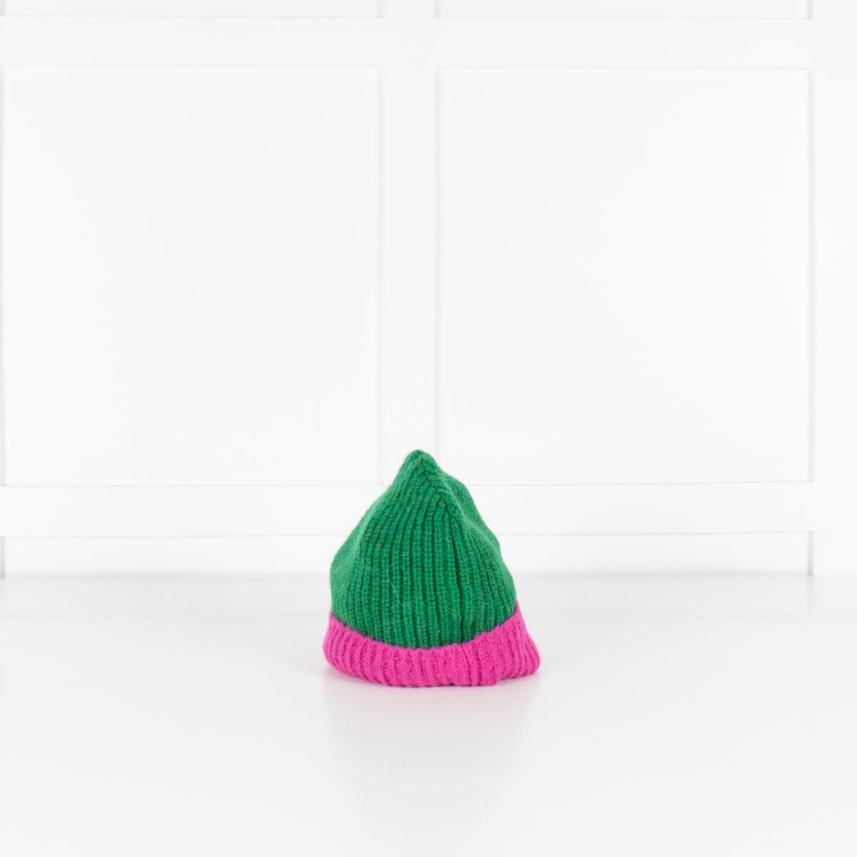 Lorena Benatti Green and Pink Beanie