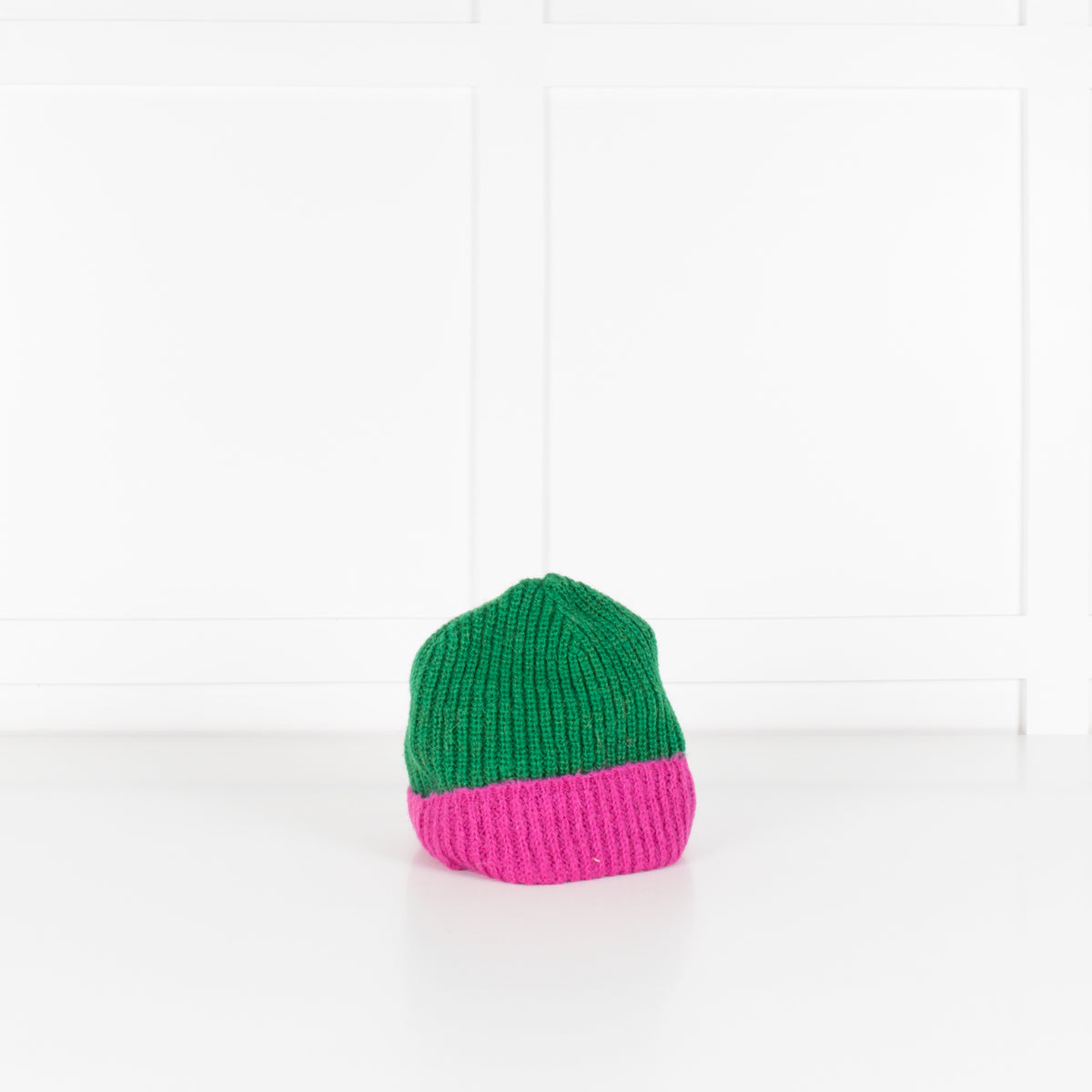 Lorena Benatti Green and Pink Beanie