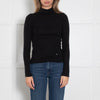 Lilysilk Silk & Cashmere Mix Black Poloneck Jumper