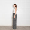 Me + Em Grey Wool High Waisted Wide Trousers