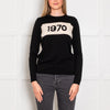 Bella Freud Black 1970 Merino Wool Jumper