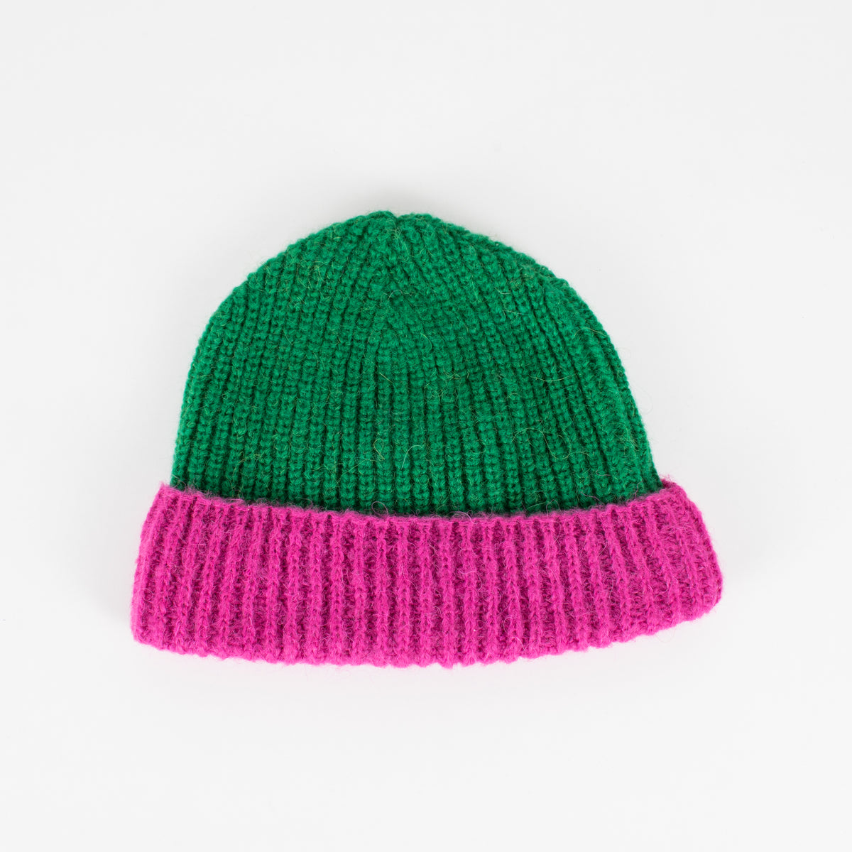Lorena Benatti Green and Pink Beanie