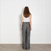 Me + Em Grey Wool High Waisted Wide Trousers