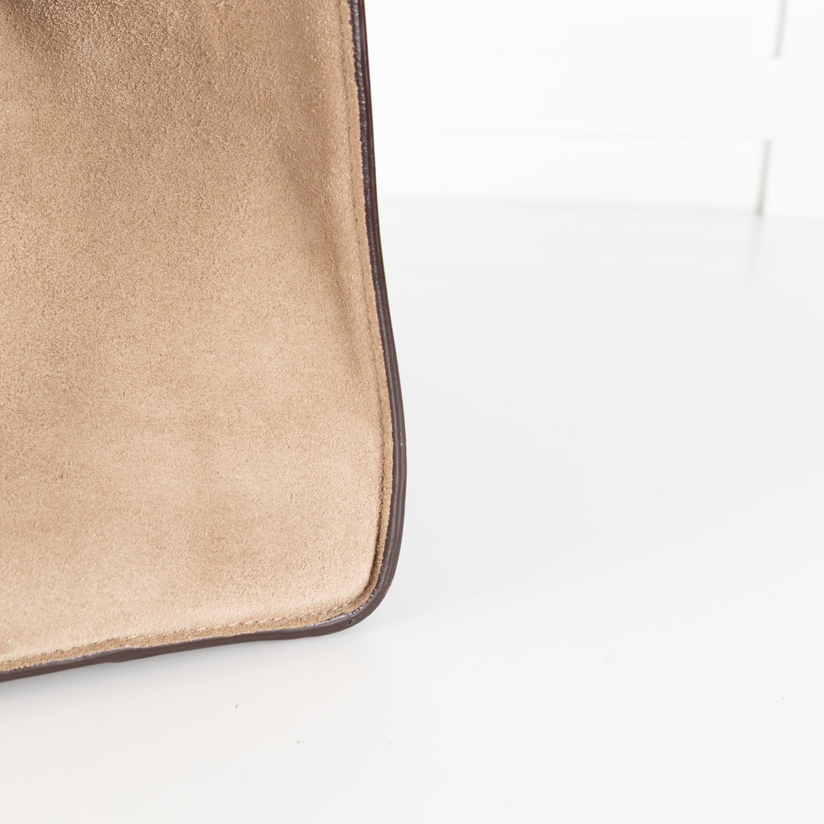 Celine Brown Burgundy Leather Luggage Nano Bag