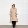 Burberry Beige Cotton Oversized Wingmore Parka